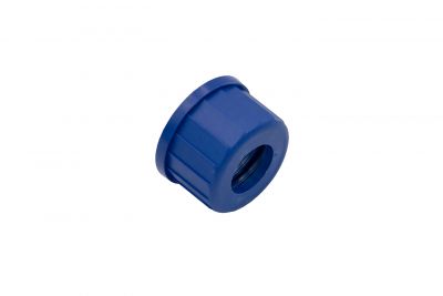 Screw cap GL-32 – hole for 100 ml and 500 ml bottles, spare part, suitable for Testomat 2000, ECO, EVO TH, 808 and Titromat, side view